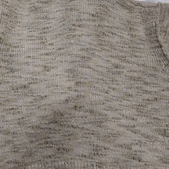 UNIVERSAL THREAD VARIEGATED BROWNS KNIT CARDIGAN CROPPED SWEATER WOMEN'S SIZE L - Picture 5 of 10